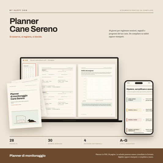 Planner di monitoraggio Cane Sereno